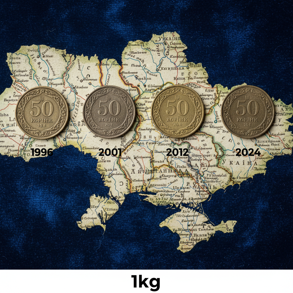 Історія 50 копійок в Україні